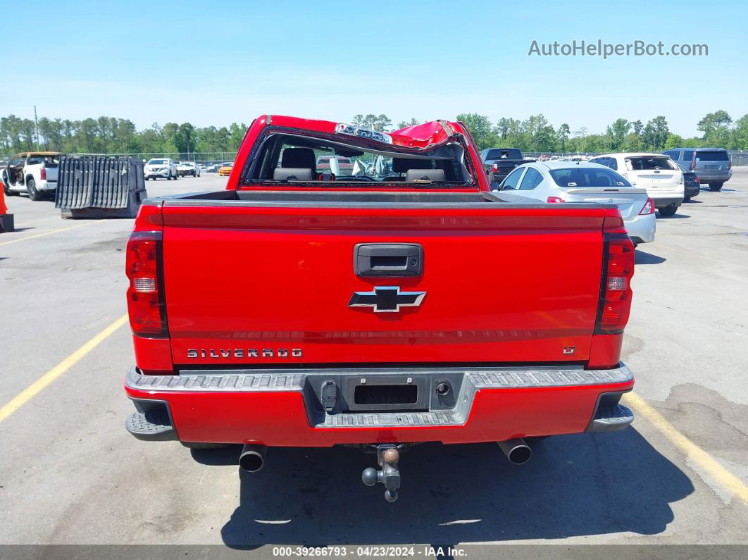 2016 Chevrolet Silverado 1500 2lt Red vin: 3GCUKREC5GG322612