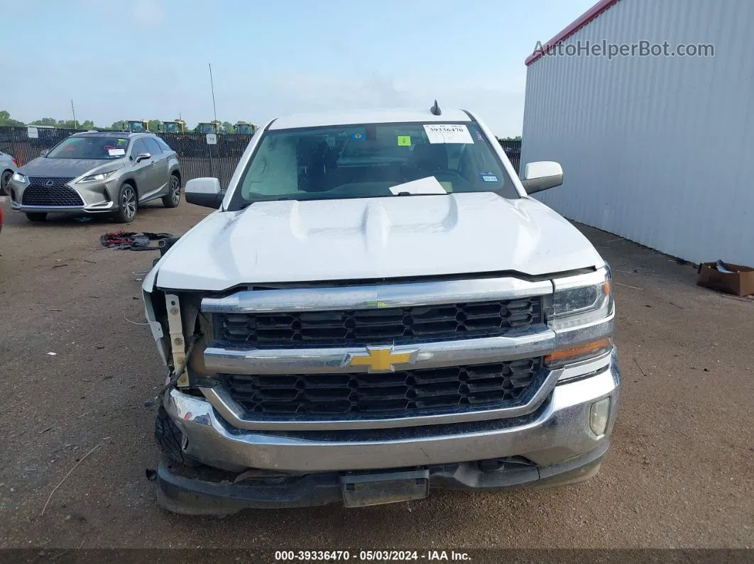 2016 Chevrolet Silverado 1500 1lt White vin: 3GCUKREC5GG332492