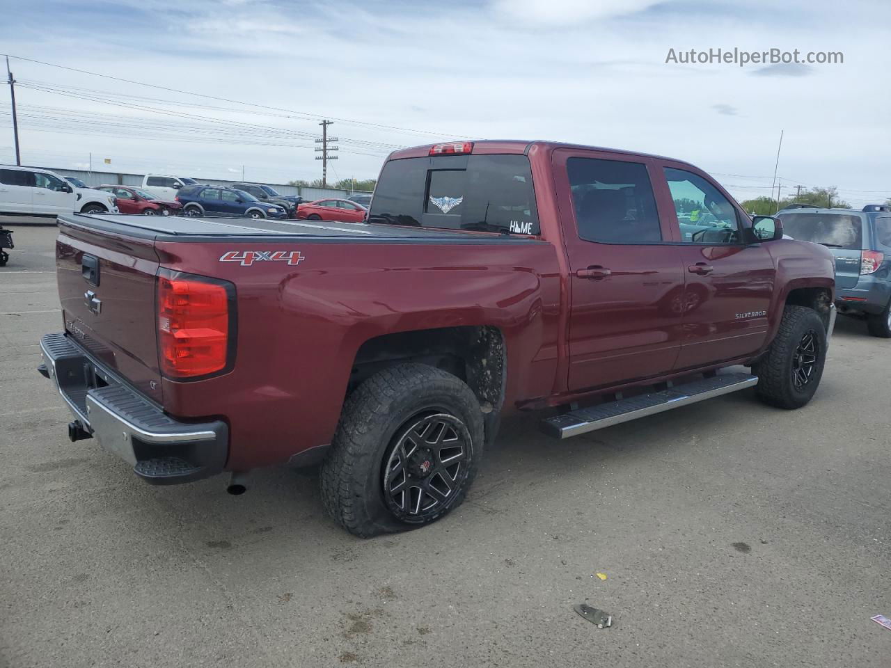 2016 Chevrolet Silverado K1500 Lt Red vin: 3GCUKREC5GG364682