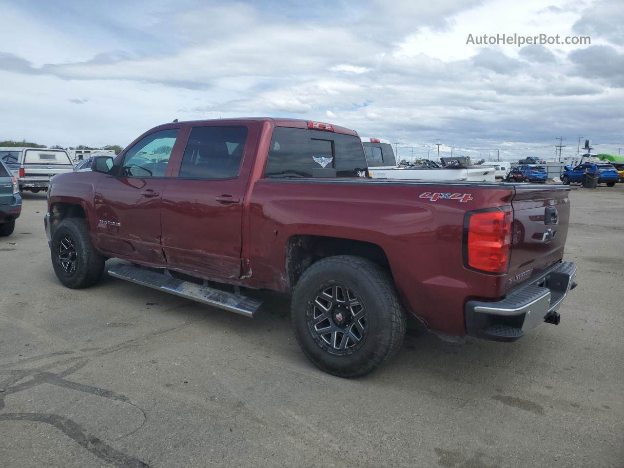 2016 Chevrolet Silverado K1500 Lt Red vin: 3GCUKREC5GG364682