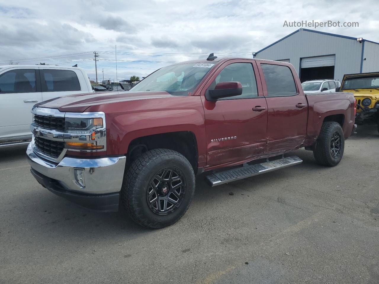 2016 Chevrolet Silverado K1500 Lt Red vin: 3GCUKREC5GG364682