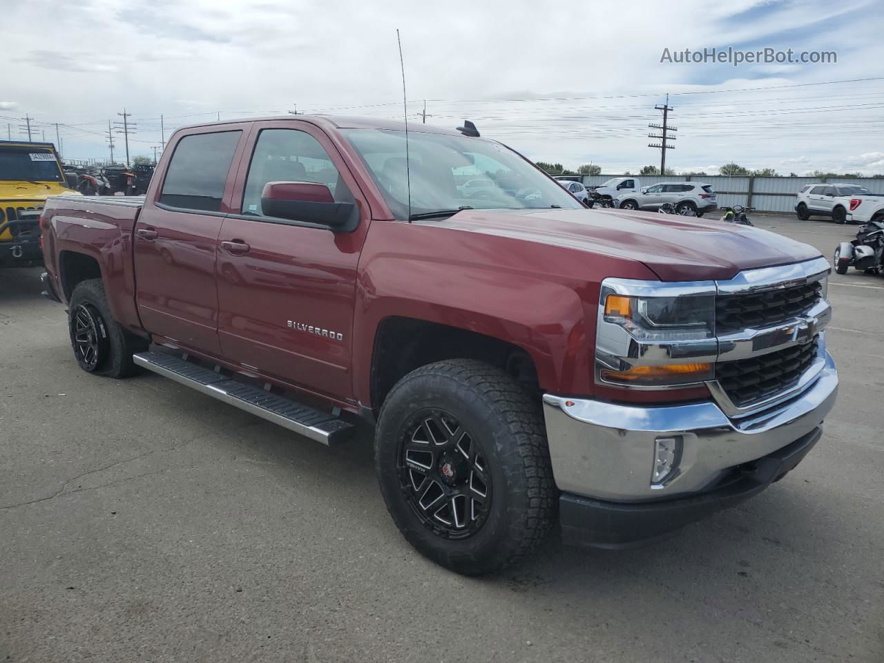 2016 Chevrolet Silverado K1500 Lt Красный vin: 3GCUKREC5GG364682