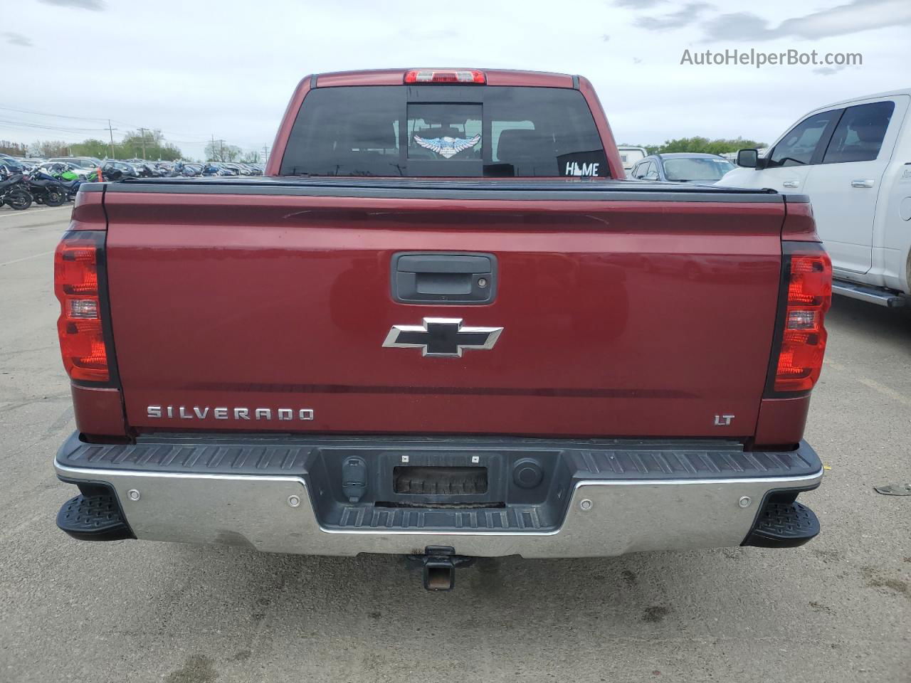 2016 Chevrolet Silverado K1500 Lt Красный vin: 3GCUKREC5GG364682