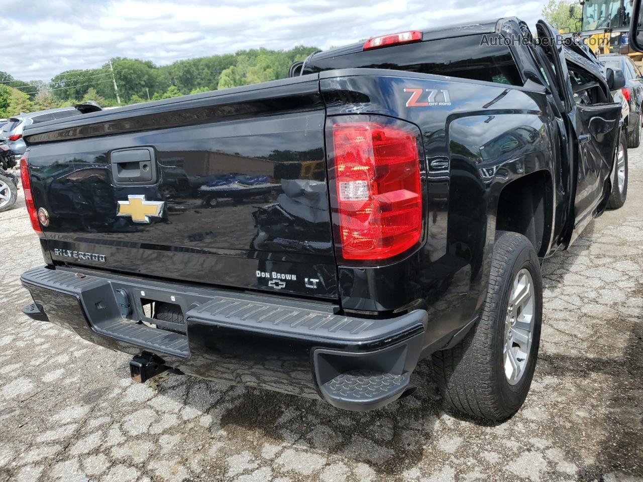 2018 Chevrolet Silverado K1500 Lt Black vin: 3GCUKREC5JG565649