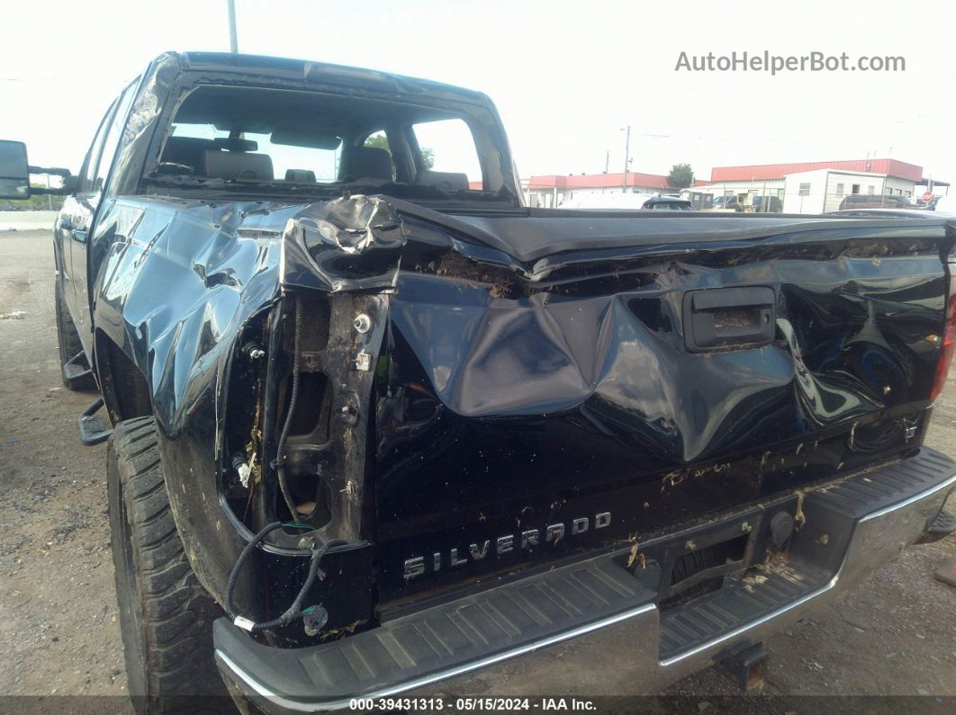 2015 Chevrolet Silverado 1500 1lt Black vin: 3GCUKREC6FG122059