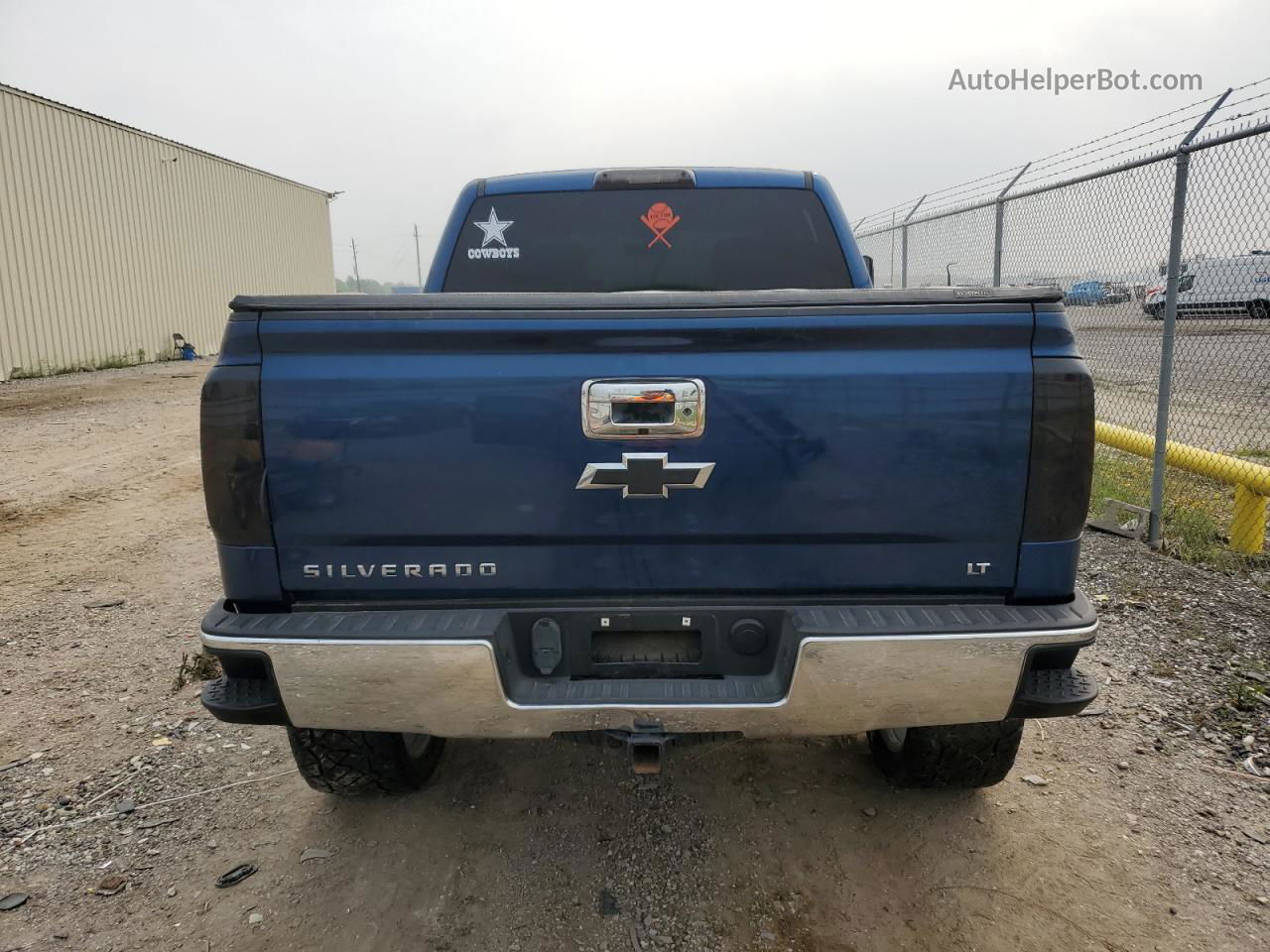 2015 Chevrolet Silverado K1500 Lt Blue vin: 3GCUKREC6FG160598