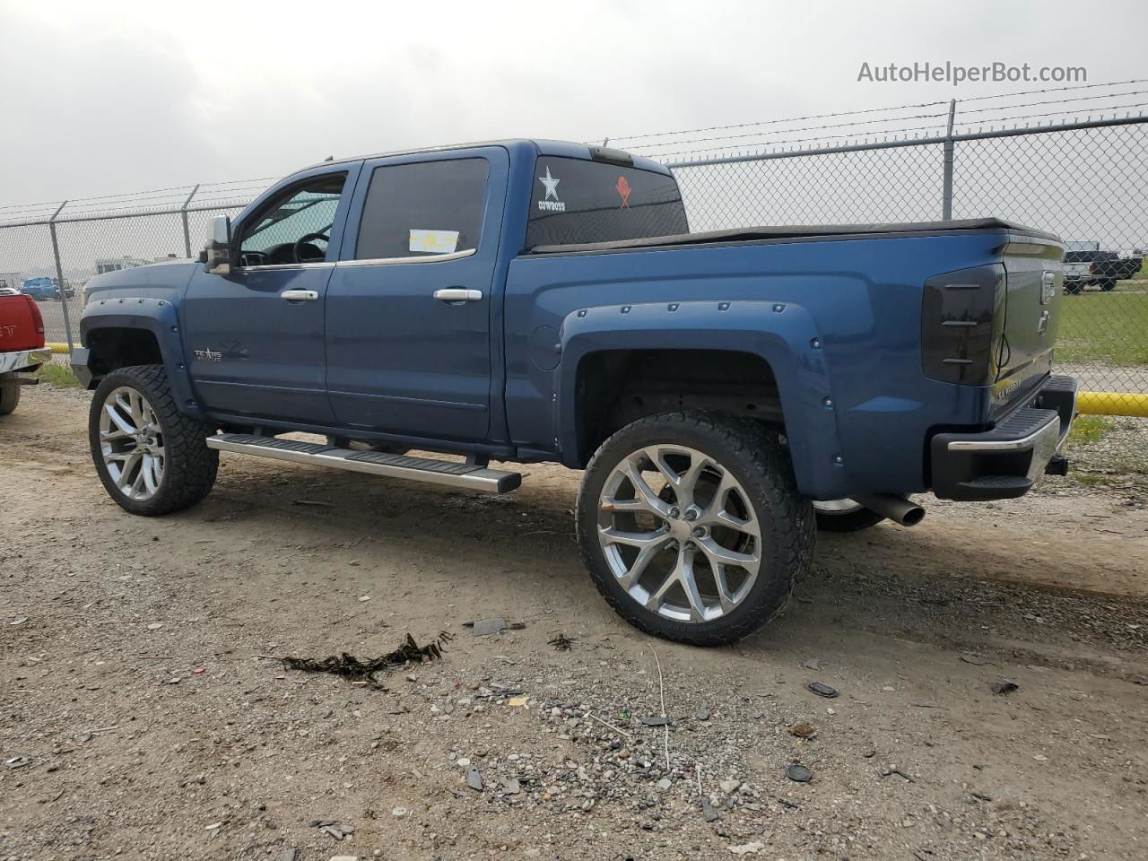 2015 Chevrolet Silverado K1500 Lt Blue vin: 3GCUKREC6FG160598