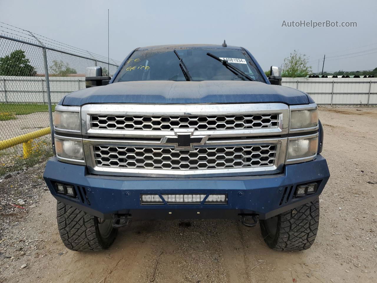 2015 Chevrolet Silverado K1500 Lt Blue vin: 3GCUKREC6FG160598