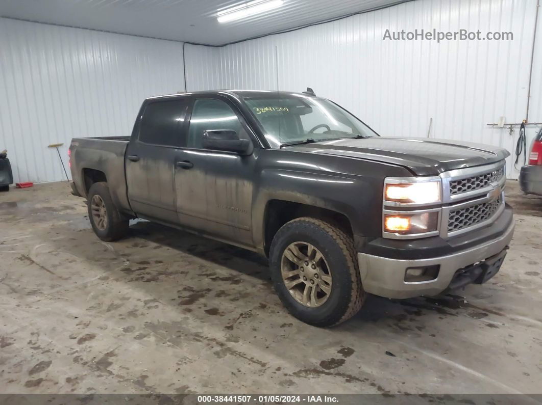 2015 Chevrolet Silverado 1500 1lt Black vin: 3GCUKREC6FG379674