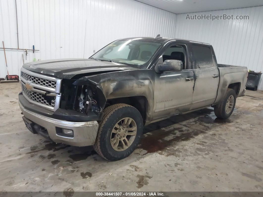 2015 Chevrolet Silverado 1500 1lt Black vin: 3GCUKREC6FG379674