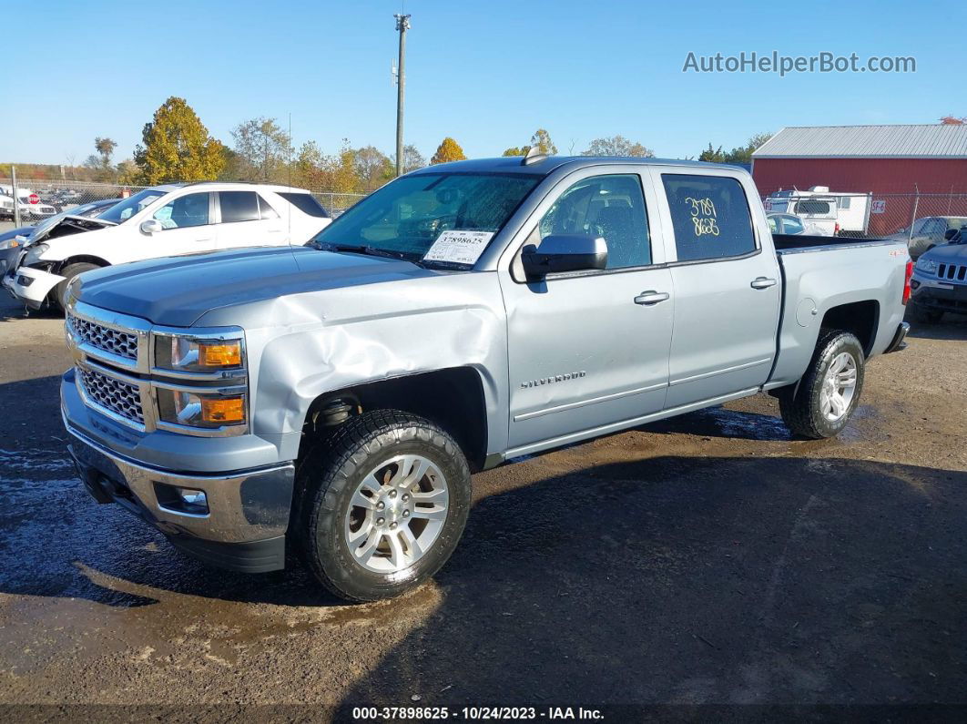 2015 Chevrolet Silverado 1500 Lt Gray vin: 3GCUKREC6FG494615