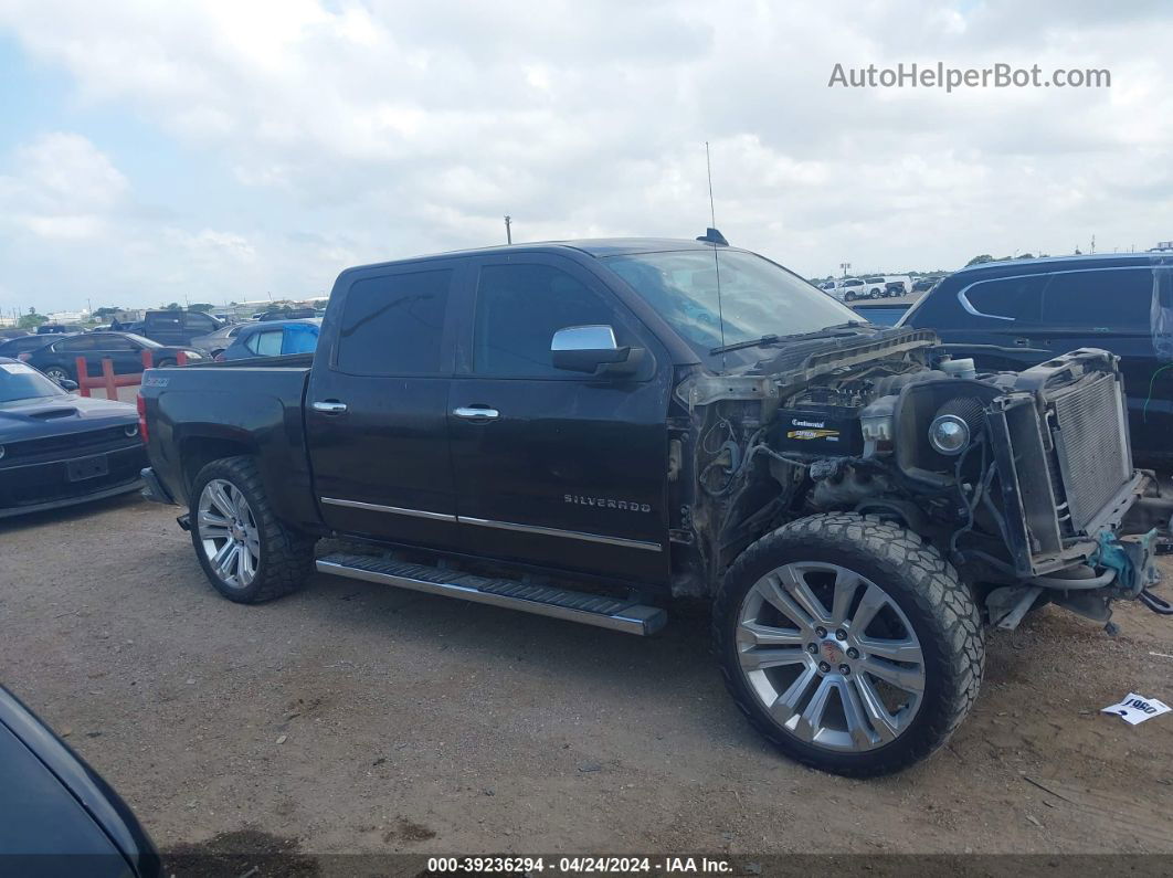 2016 Chevrolet Silverado 1500 2lt Black vin: 3GCUKREC6GG175216