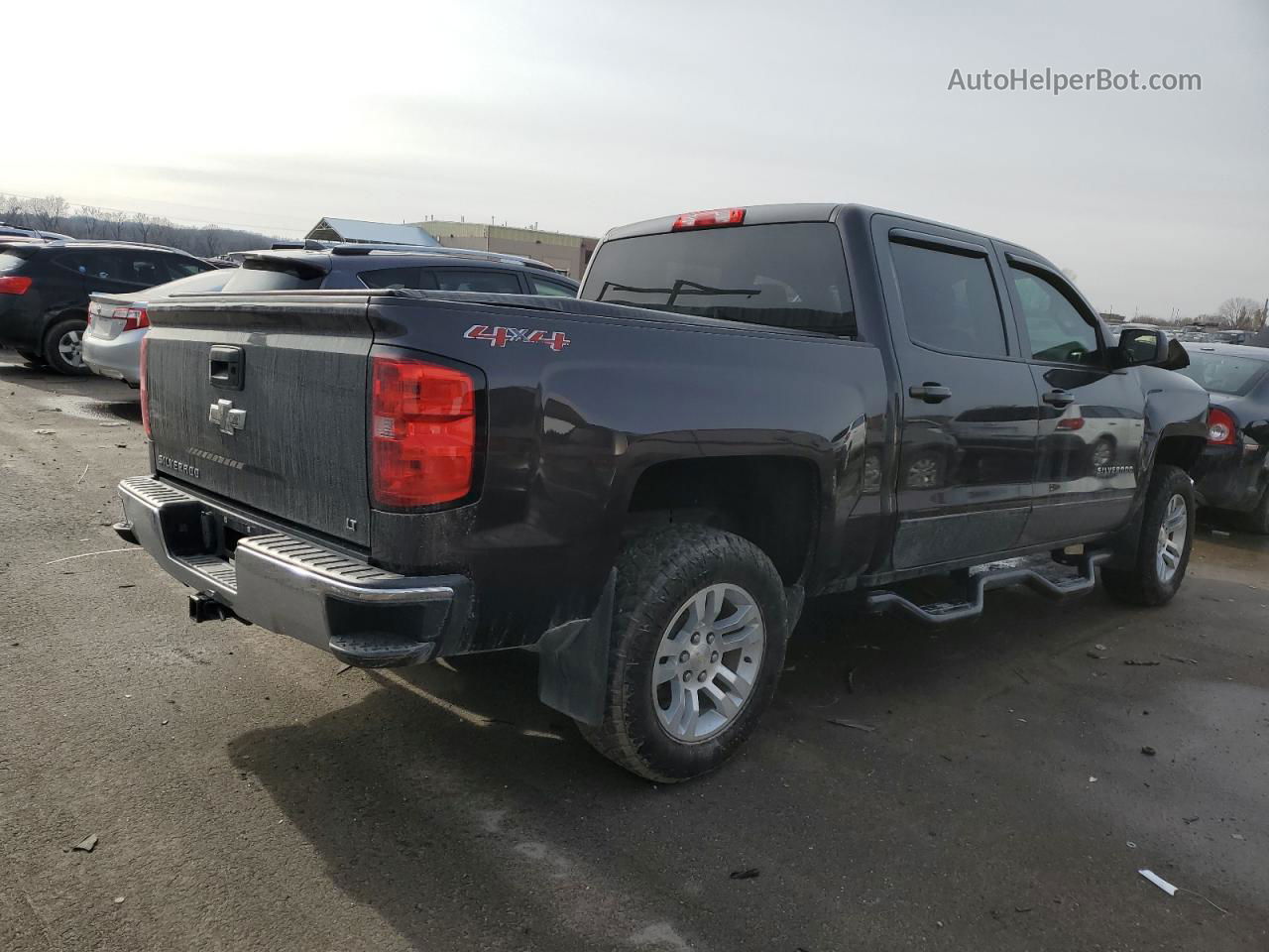 2016 Chevrolet Silverado K1500 Lt Gray vin: 3GCUKREC6GG274893