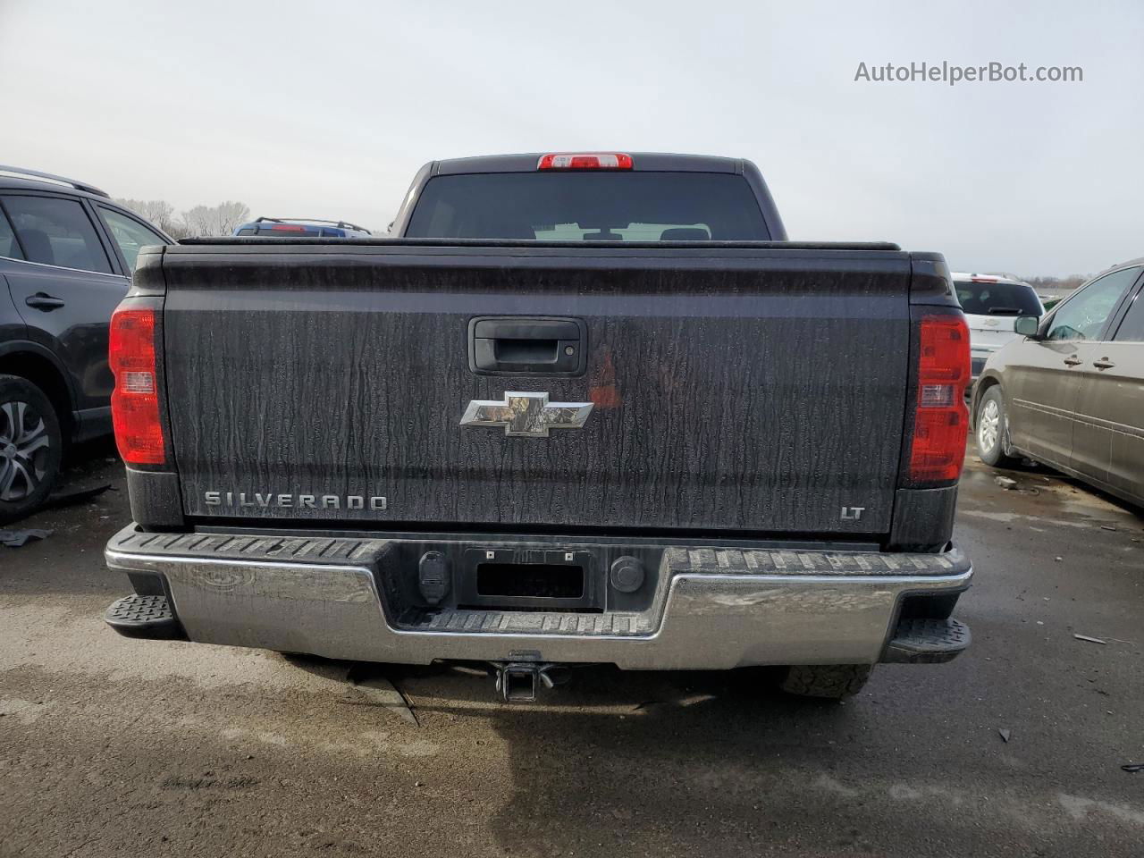 2016 Chevrolet Silverado K1500 Lt Gray vin: 3GCUKREC6GG274893