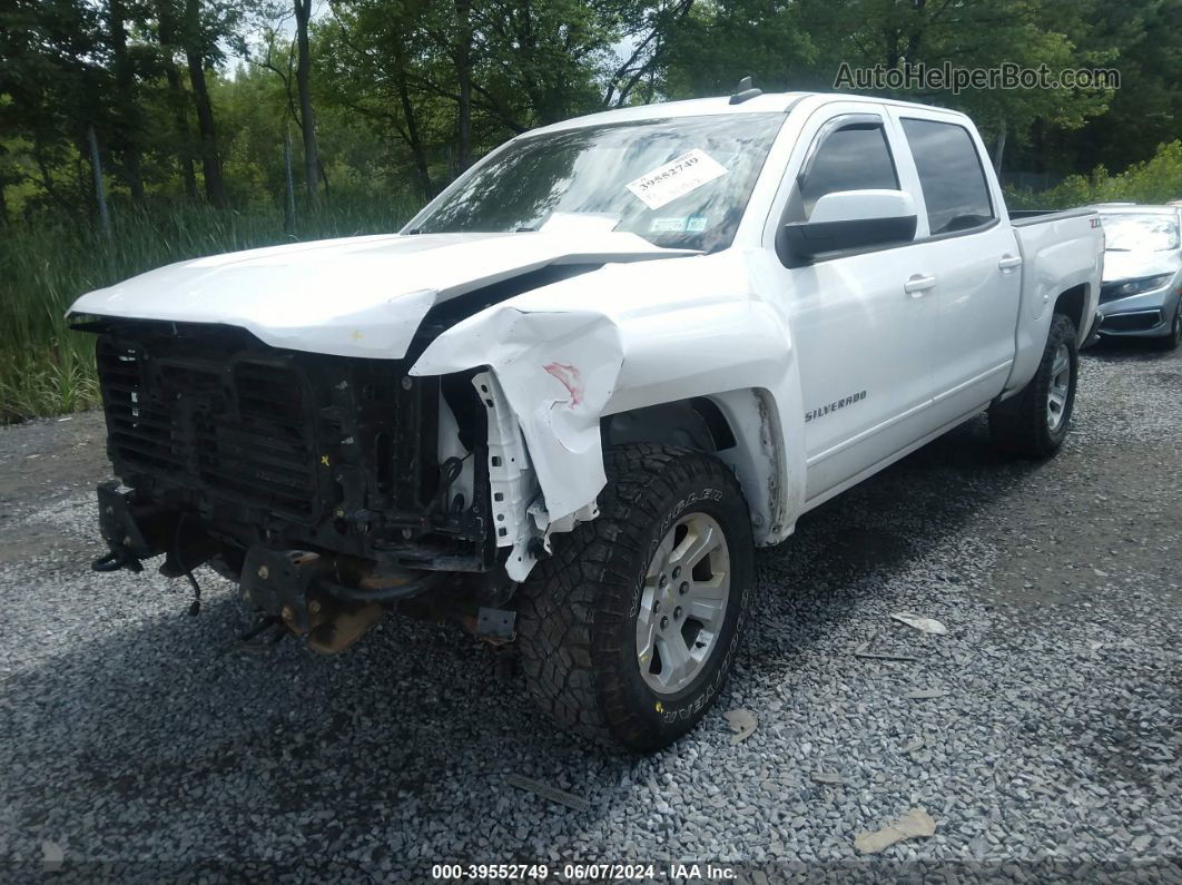 2018 Chevrolet Silverado 1500 2lt White vin: 3GCUKREC6JG257051