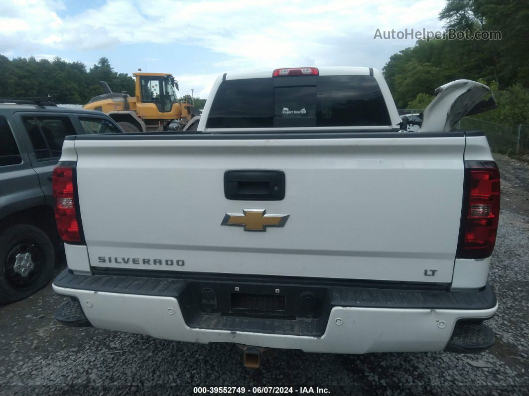 2018 Chevrolet Silverado 1500 2lt White vin: 3GCUKREC6JG257051