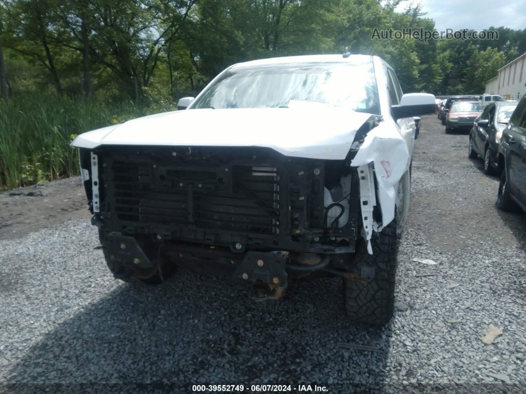 2018 Chevrolet Silverado 1500 2lt White vin: 3GCUKREC6JG257051