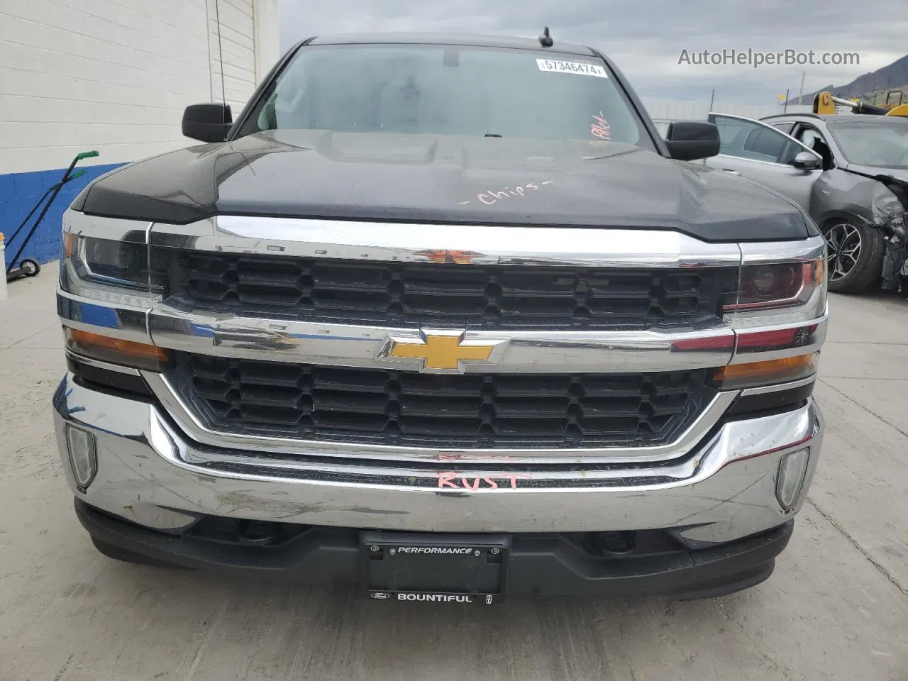 2018 Chevrolet Silverado K1500 Lt Черный vin: 3GCUKREC6JG268941