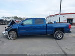 2018 Chevrolet Silverado 1500 1lt Blue vin: 3GCUKREC6JG513950