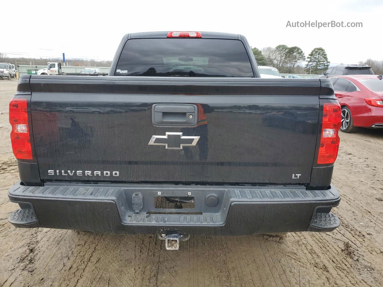 2018 Chevrolet Silverado K1500 Lt Черный vin: 3GCUKREC6JG639564