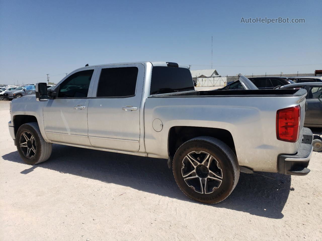 2015 Chevrolet Silverado K1500 Lt Silver vin: 3GCUKREC7FG107716