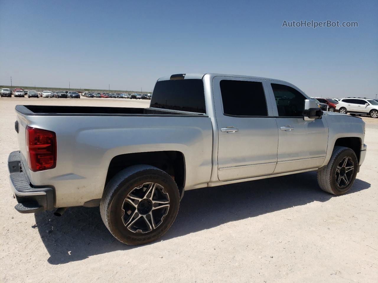 2015 Chevrolet Silverado K1500 Lt Silver vin: 3GCUKREC7FG107716