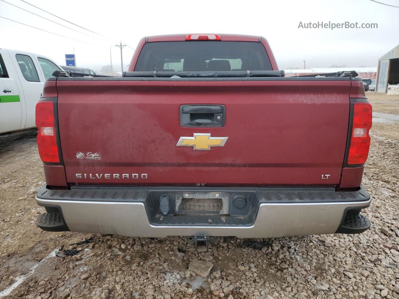 2016 Chevrolet Silverado K1500 Lt Burgundy vin: 3GCUKREC7GG241708