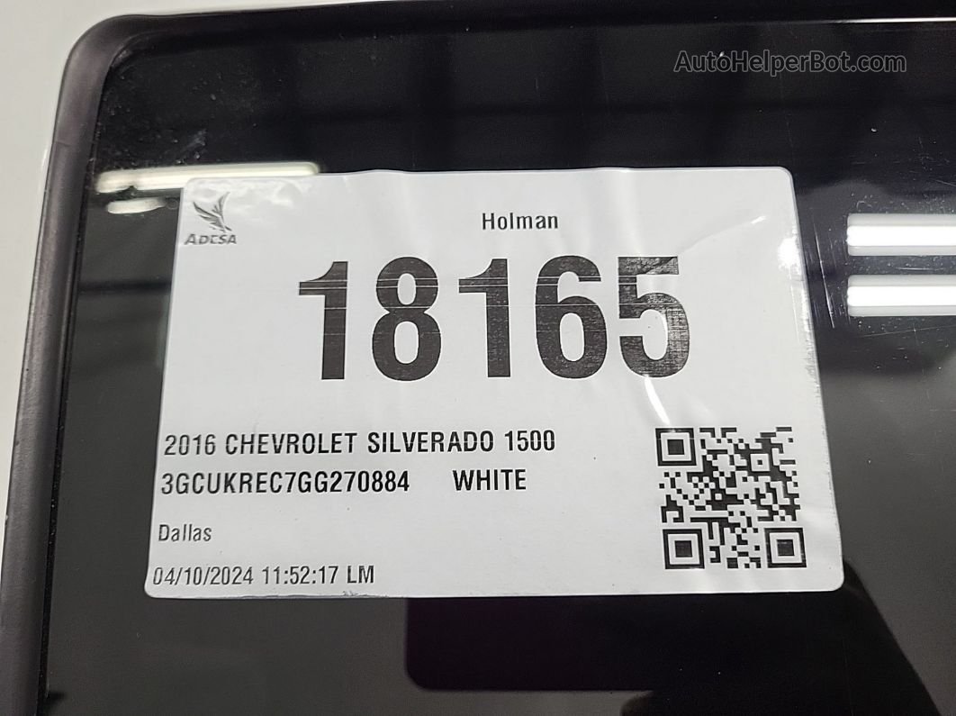 2016 Chevrolet Silverado 1500 1lt vin: 3GCUKREC7GG270884