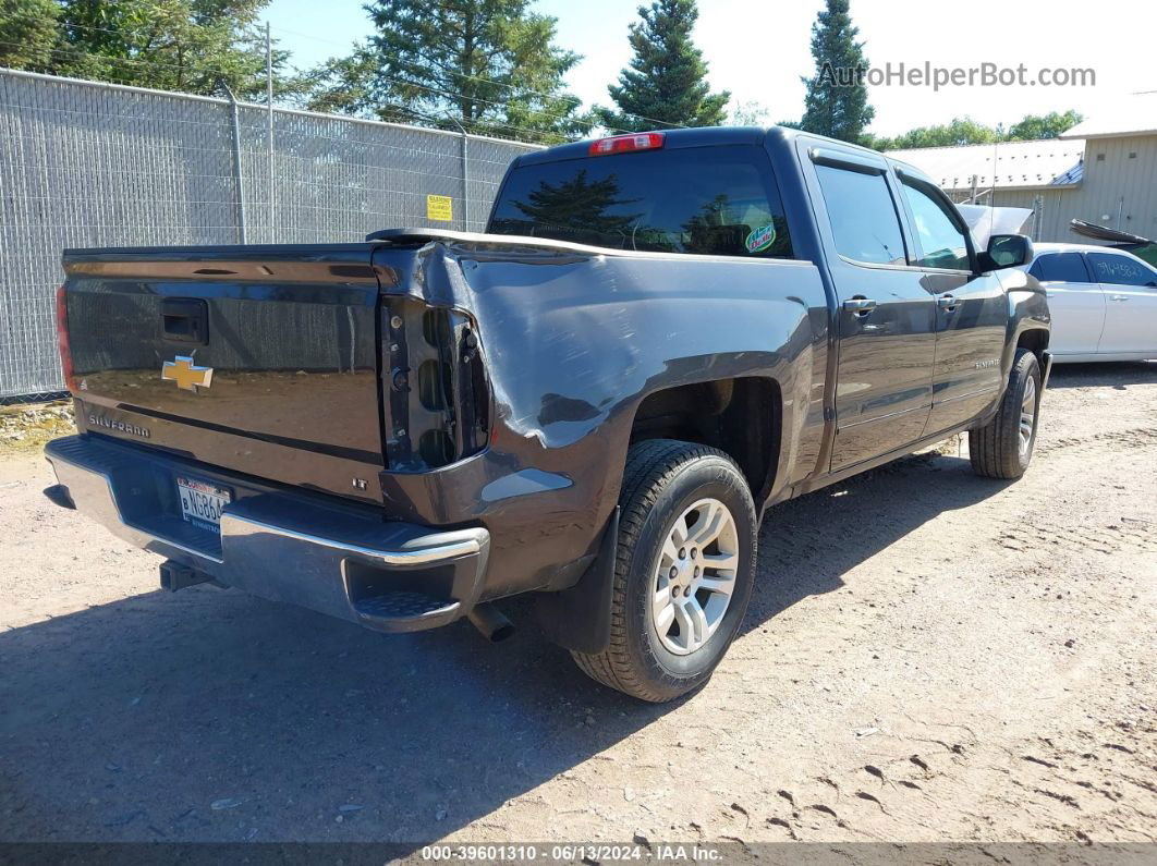 2016 Chevrolet Silverado 1500 1lt Gray vin: 3GCUKREC7GG291301