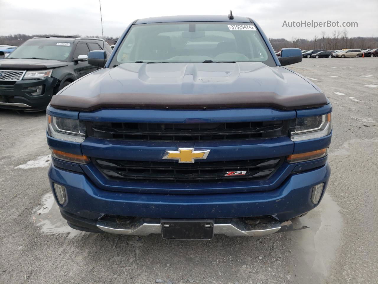 2016 Chevrolet Silverado K1500 Lt Синий vin: 3GCUKREC7GG363744