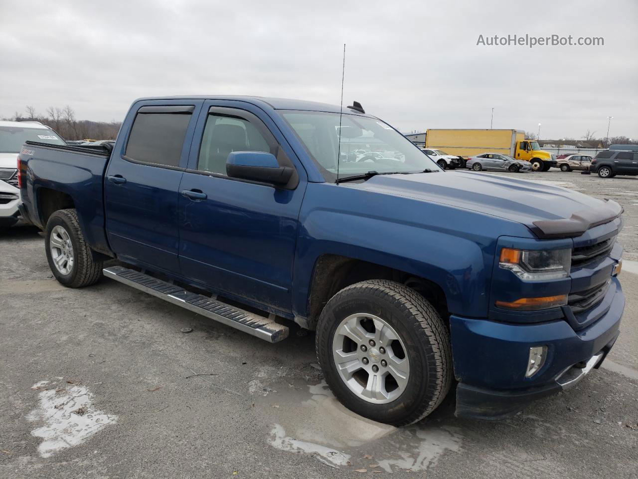 2016 Chevrolet Silverado K1500 Lt Blue vin: 3GCUKREC7GG363744