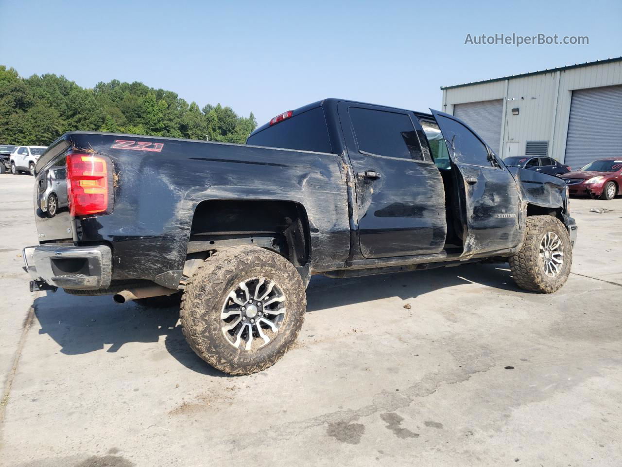 2015 Chevrolet Silverado K1500 Lt Black vin: 3GCUKREC8FG226651