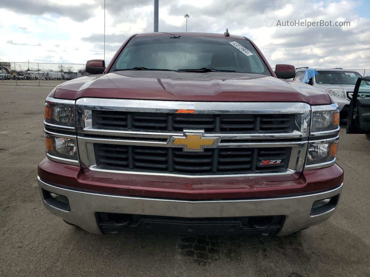 2015 Chevrolet Silverado K1500 Lt Burgundy vin: 3GCUKREC8FG239559