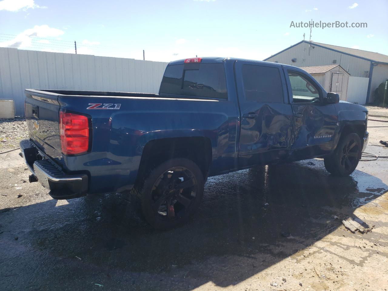 2015 Chevrolet Silverado K1500 Lt Blue vin: 3GCUKREC8FG289572