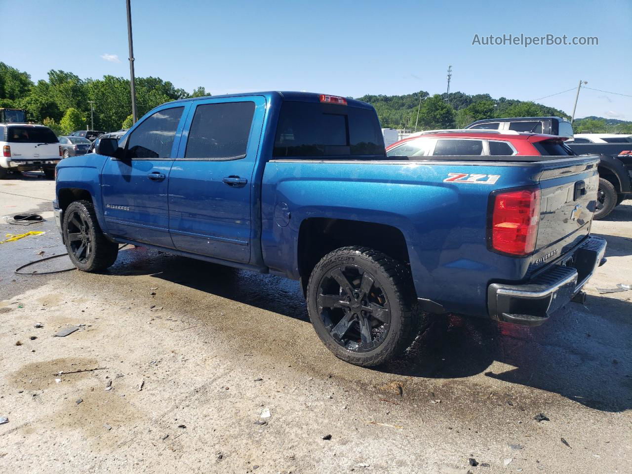 2015 Chevrolet Silverado K1500 Lt Blue vin: 3GCUKREC8FG289572