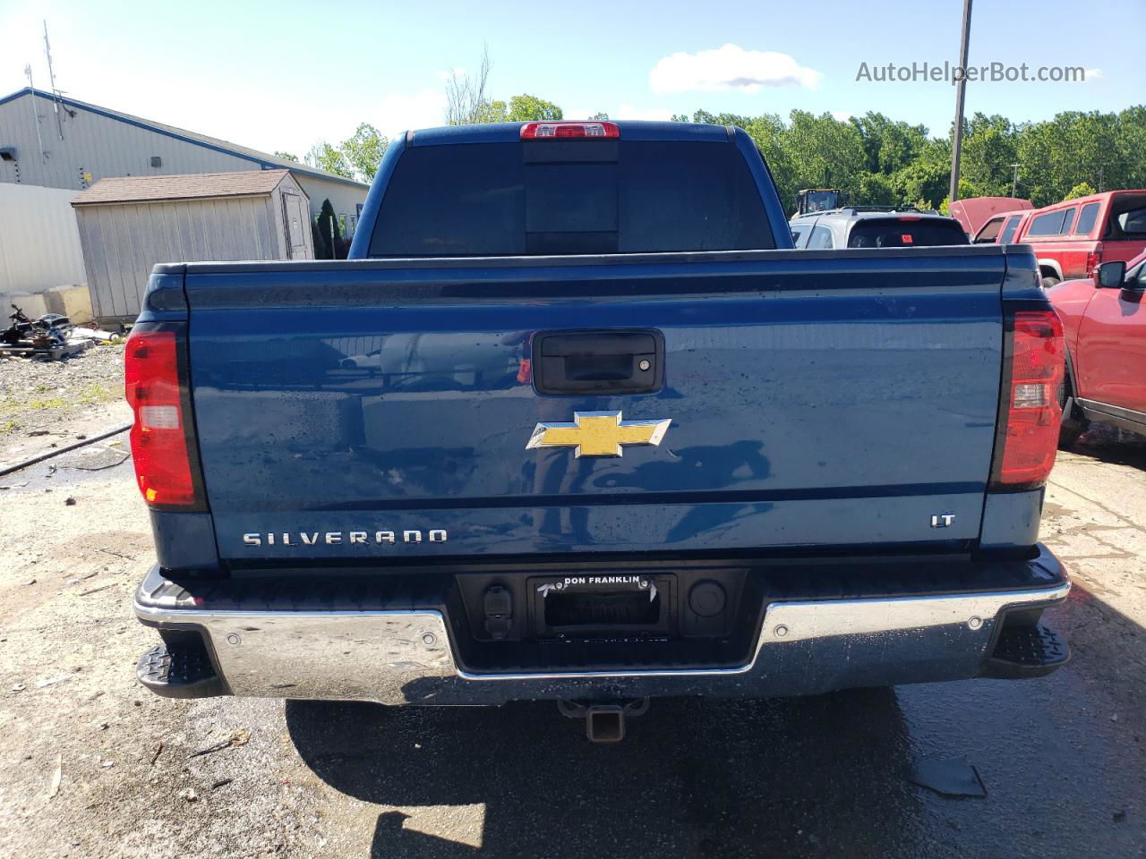 2015 Chevrolet Silverado K1500 Lt Blue vin: 3GCUKREC8FG289572