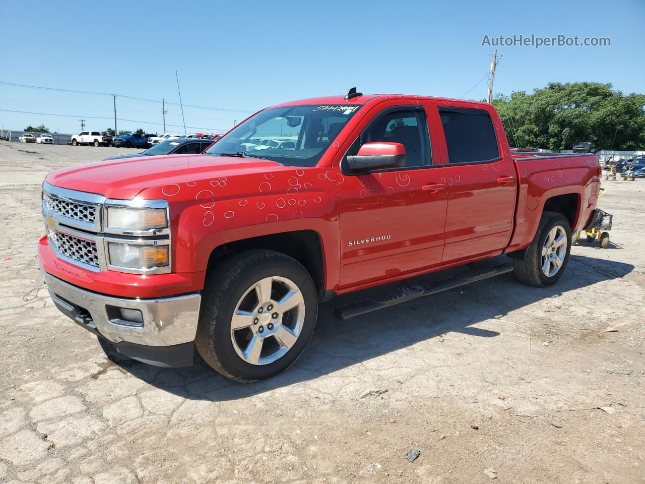 2015 Chevrolet Silverado K1500 Lt Красный vin: 3GCUKREC8FG337958