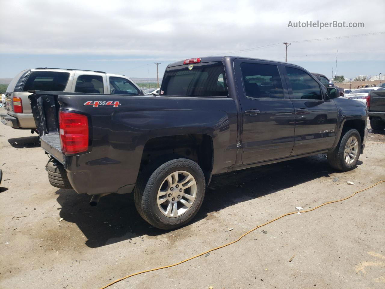 2016 Chevrolet Silverado K1500 Lt Charcoal vin: 3GCUKREC8GG170339