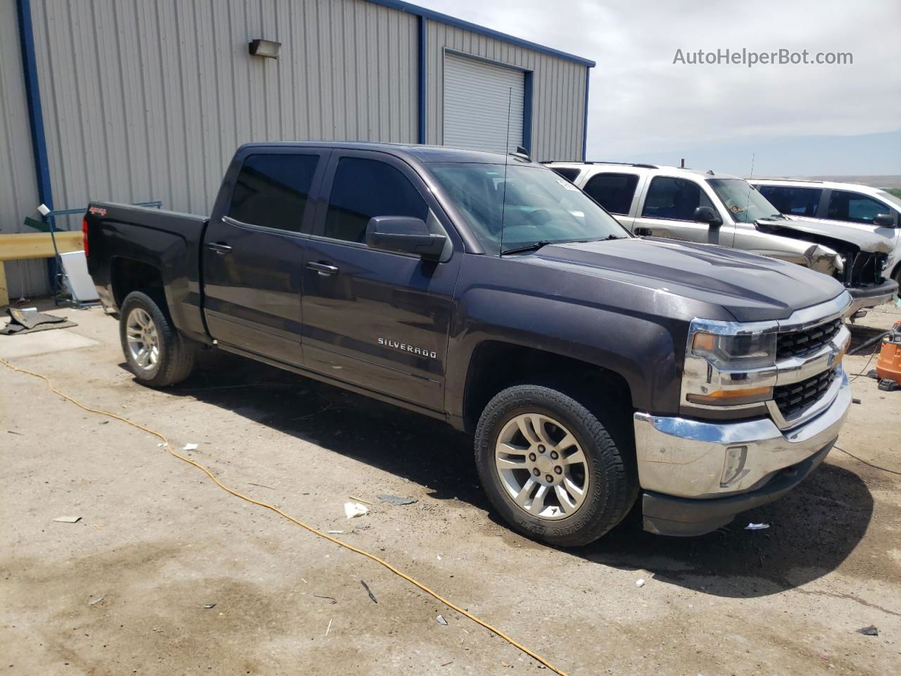 2016 Chevrolet Silverado K1500 Lt Charcoal vin: 3GCUKREC8GG170339