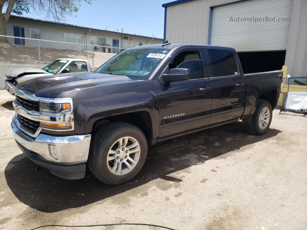 2016 Chevrolet Silverado K1500 Lt Charcoal vin: 3GCUKREC8GG170339