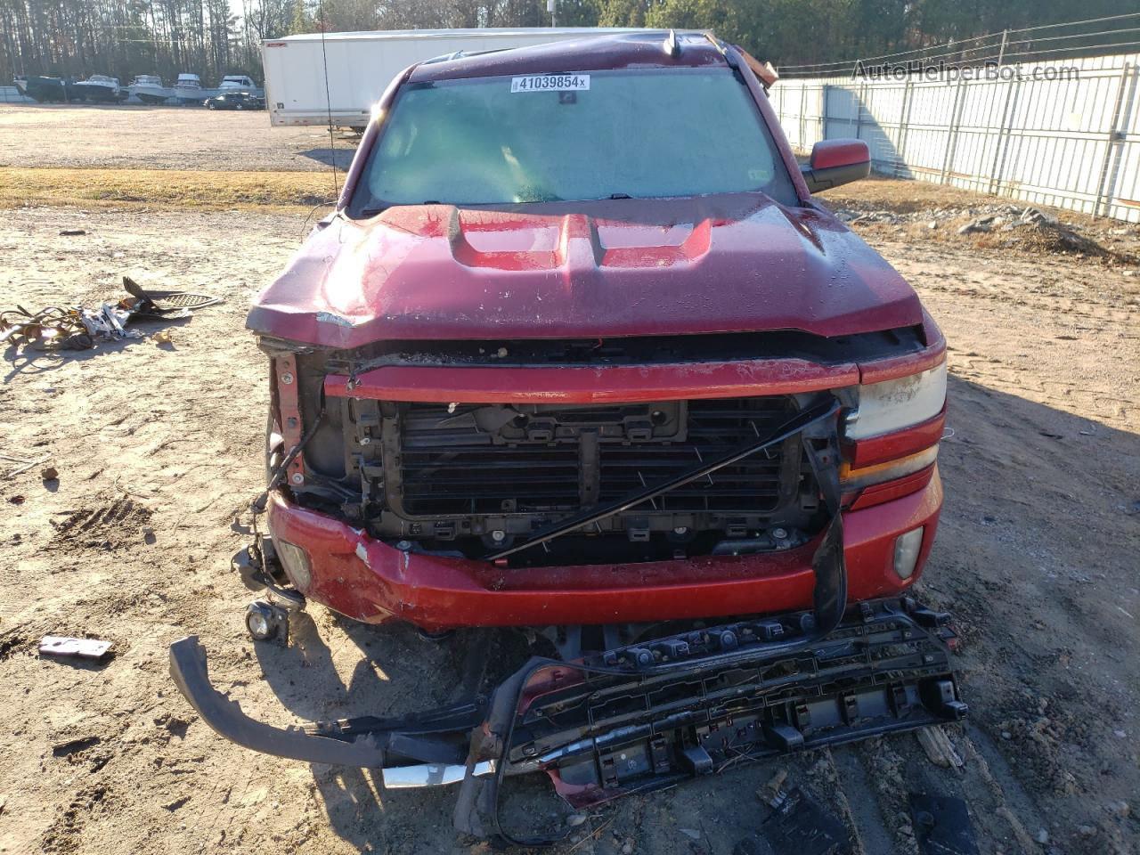 2018 Chevrolet Silverado K1500 Lt Red vin: 3GCUKREC8JG175208