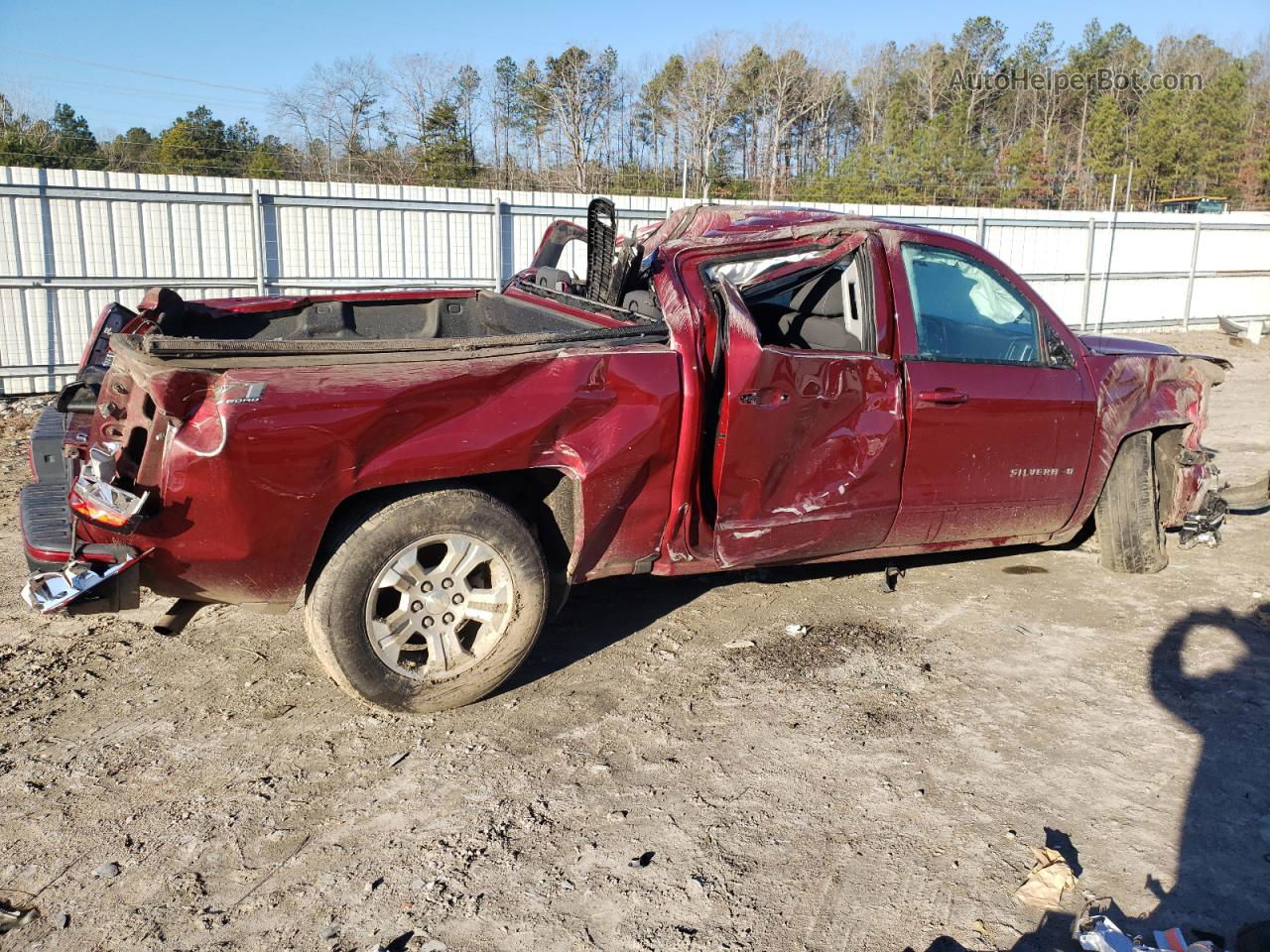 2018 Chevrolet Silverado K1500 Lt Red vin: 3GCUKREC8JG175208