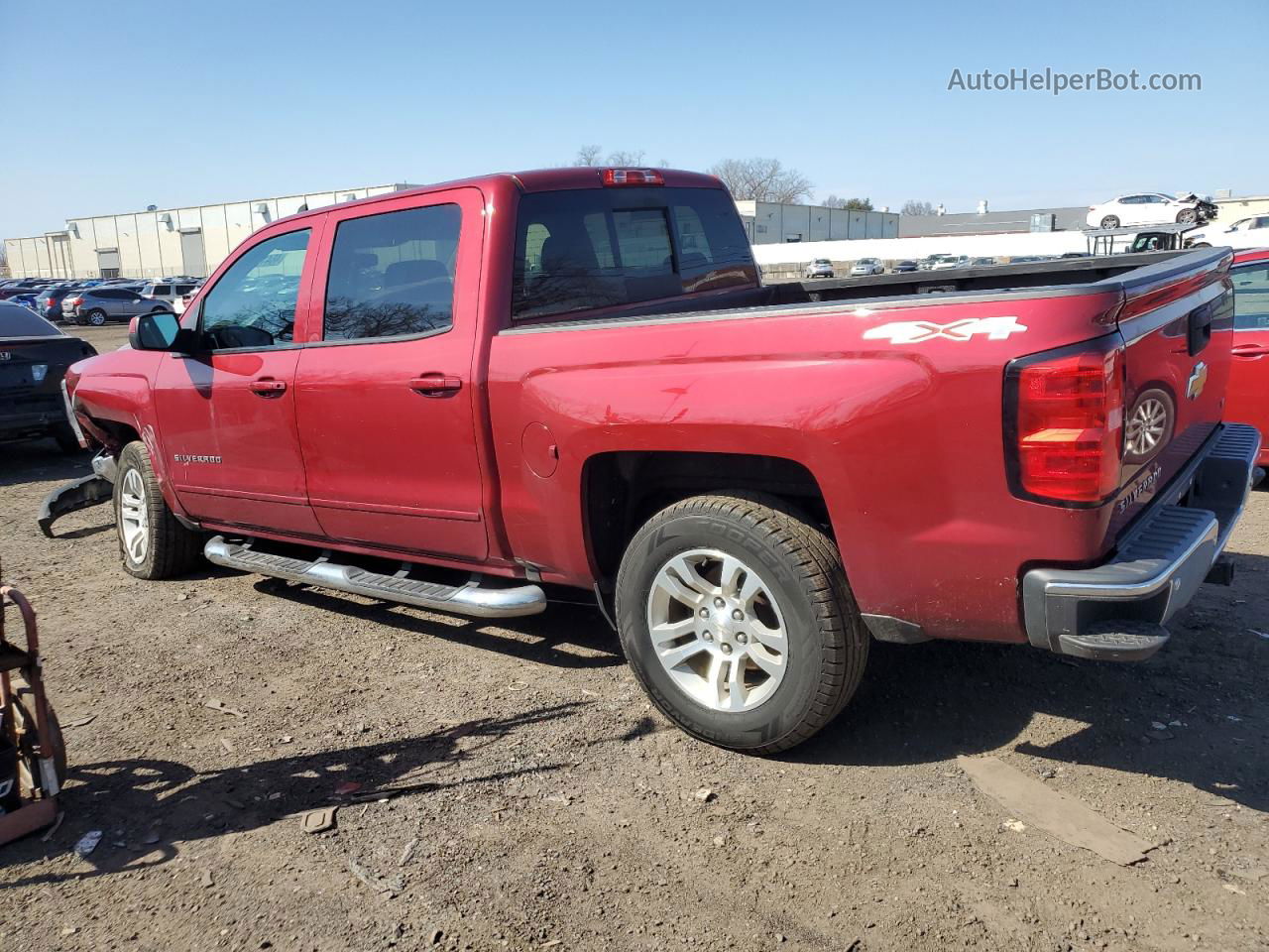 2018 Chevrolet Silverado K1500 Lt Red vin: 3GCUKREC8JG604962