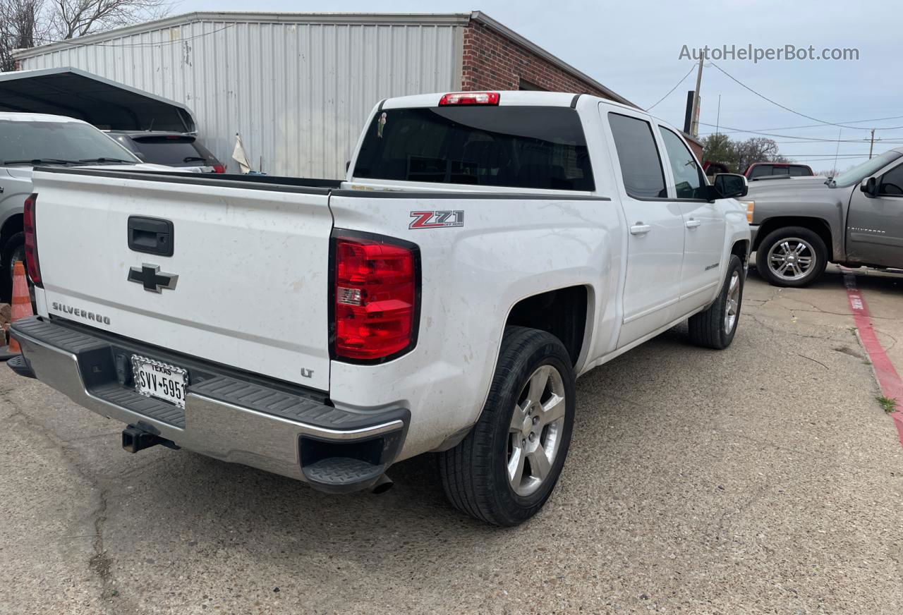 2015 Chevrolet Silverado K1500 Lt White vin: 3GCUKREC9FG181591