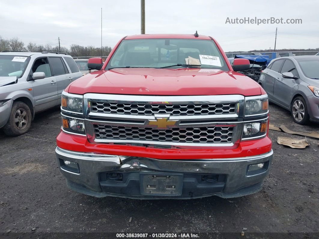 2015 Chevrolet Silverado 1500 1lt Красный vin: 3GCUKREC9FG250909