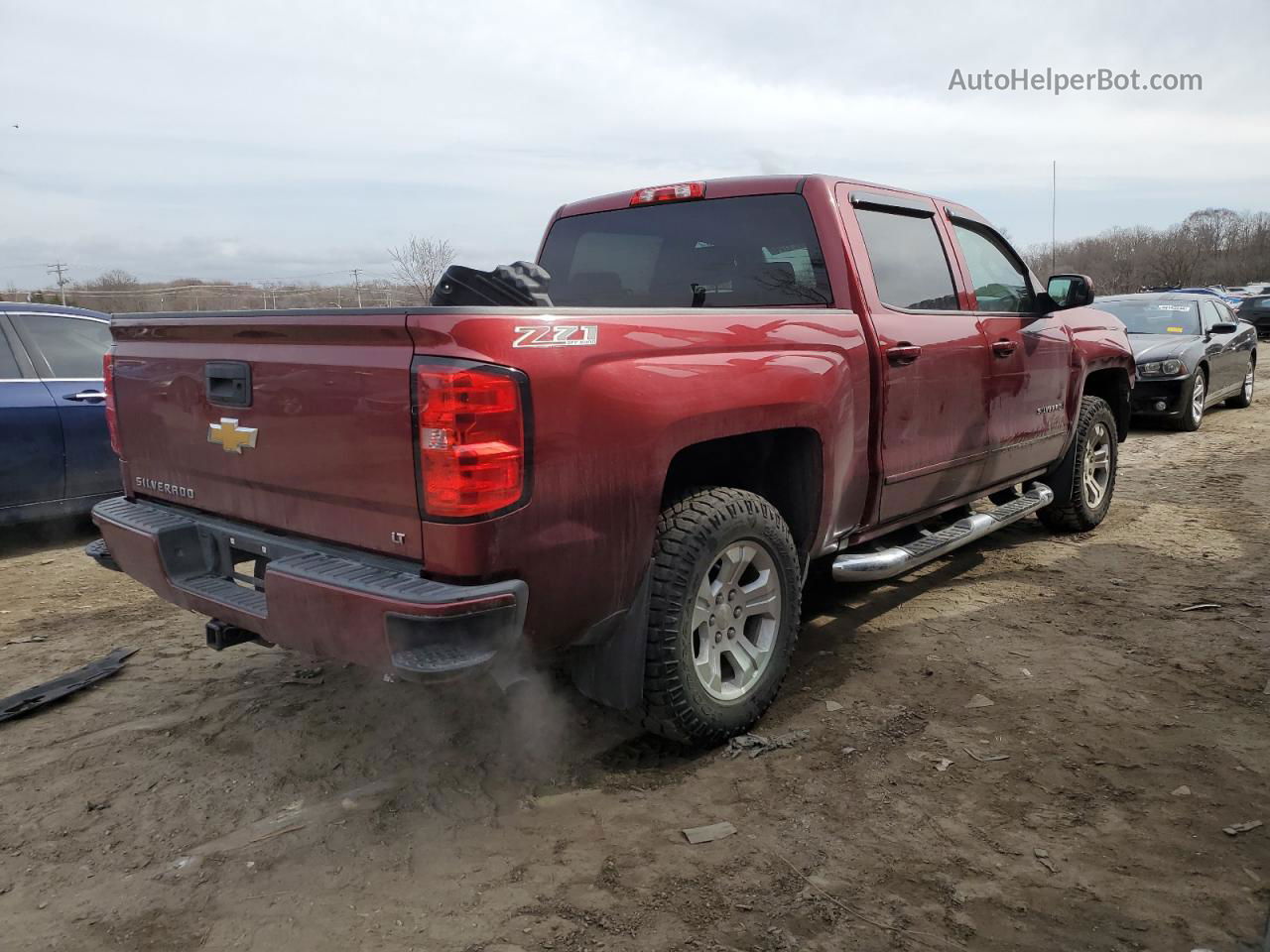 2016 Chevrolet Silverado K1500 Lt Burgundy vin: 3GCUKREC9GG196304