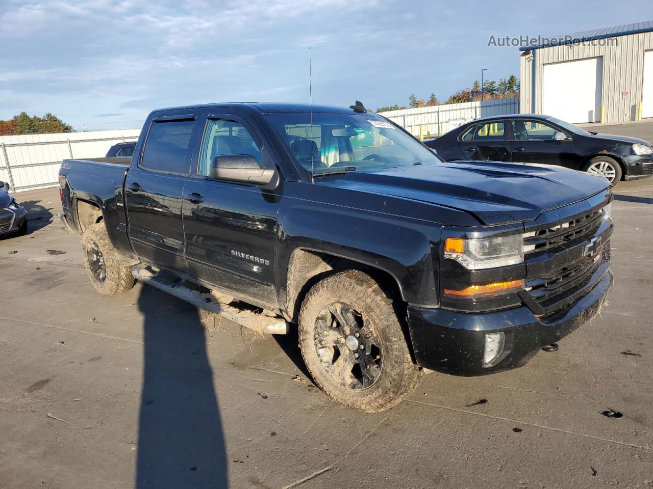 2016 Chevrolet Silverado K1500 Lt Черный vin: 3GCUKREC9GG196738