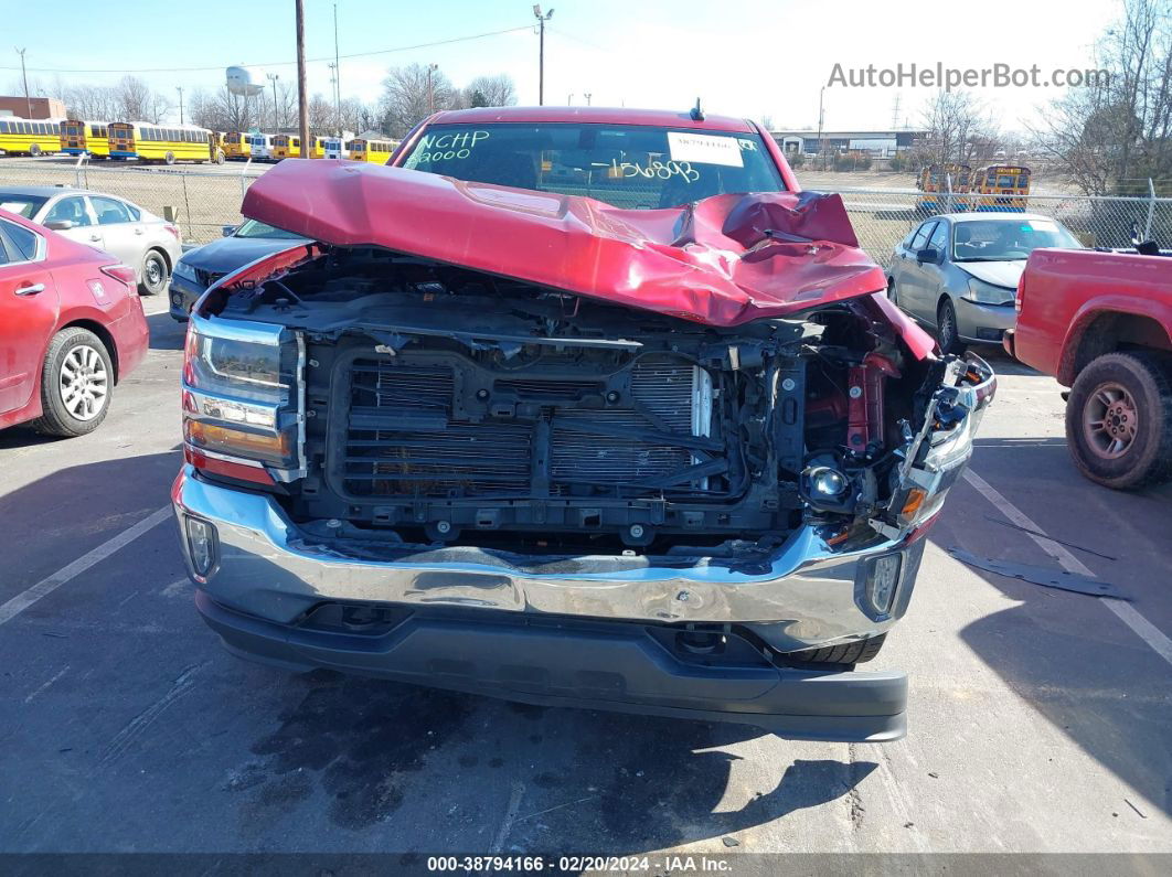 2018 Chevrolet Silverado 1500 1lt Red vin: 3GCUKREC9JG156893