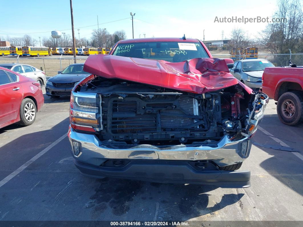 2018 Chevrolet Silverado 1500 1lt Red vin: 3GCUKREC9JG156893