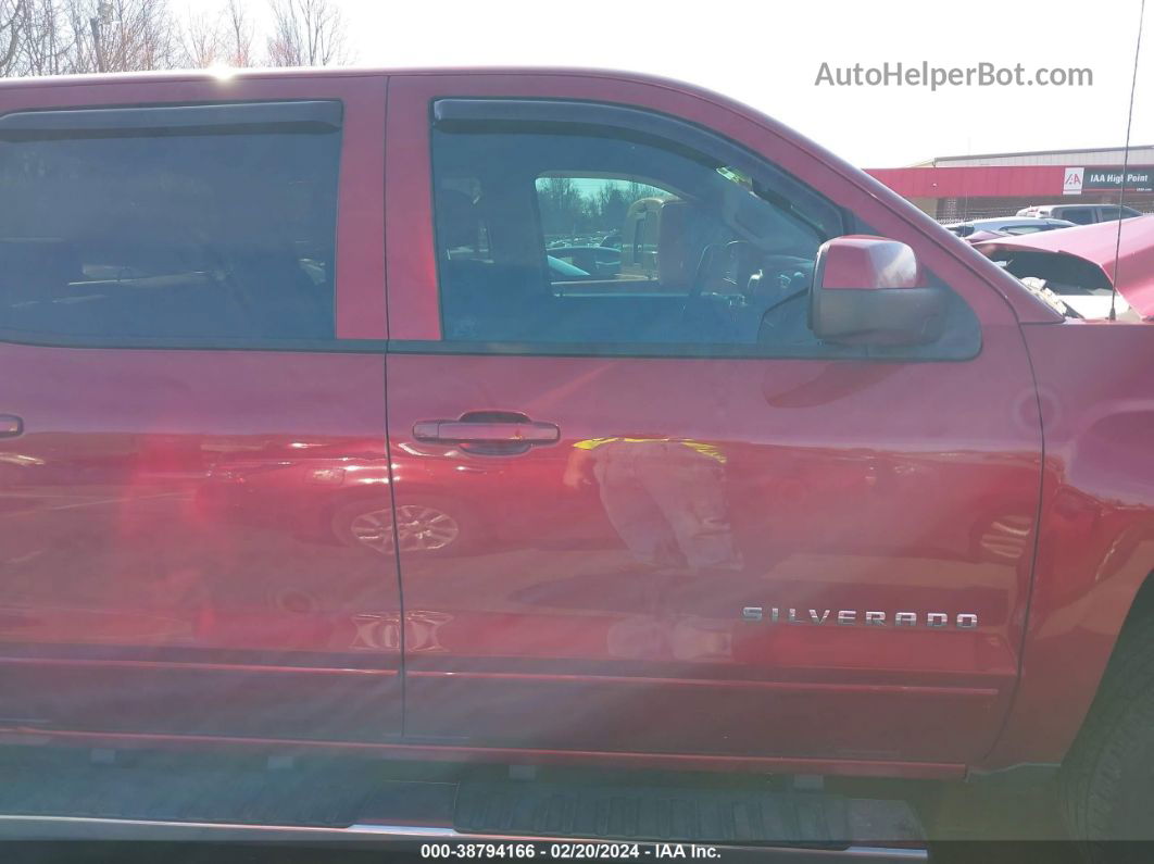 2018 Chevrolet Silverado 1500 1lt Red vin: 3GCUKREC9JG156893